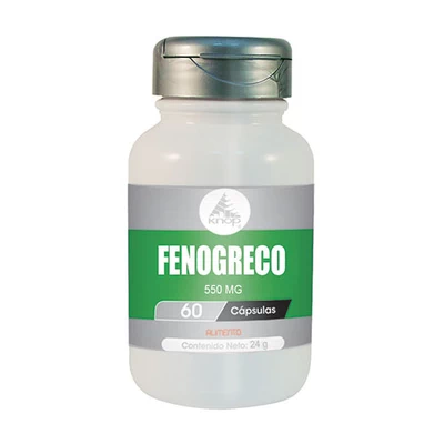 Fenogreco 550 mg x 60 cápsulas – Knop Laboratorios®