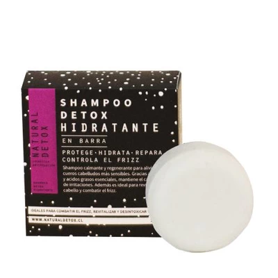 Shampoo detox hidratante en barra 70 g - Natural Detox 