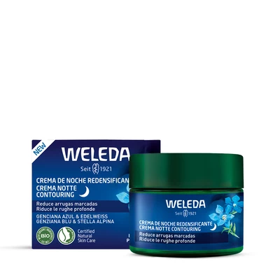 Crema Facial de Noche Redensificante de Genciana Azul Y Edelweiss 40 mL