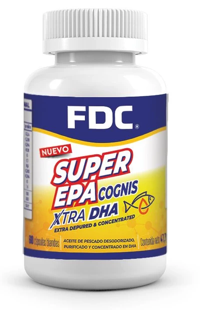 Super EPA Cognis Xtra DHA x60 cápsulas, FDC