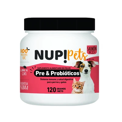 Pre & probióticos sabor salmón 120 gramos