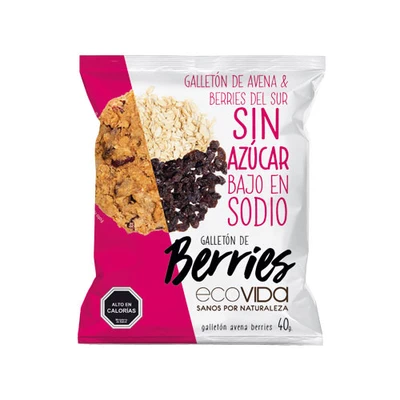 Galletón Berries 40gr Ecovida
