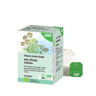 Infusión herbal Kinder anís hinojo x 40 bolsitas - Salus