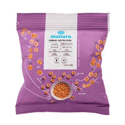  Cereal sin gluten dulce 25 g, Manare