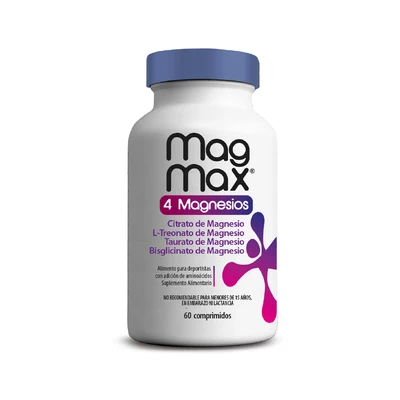 Magmax 4 magnesios x60 comprimidos, New Science