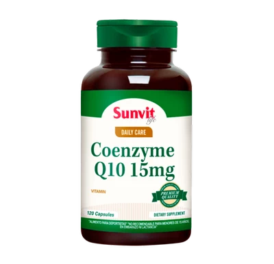 Coenzima Q10 15mg x 120 cápsulas - Sunvit life