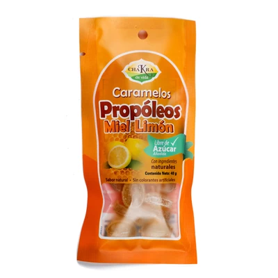 Caramelos de Propóleos Miel limón 40g - Chakra de Vida® a $1.490