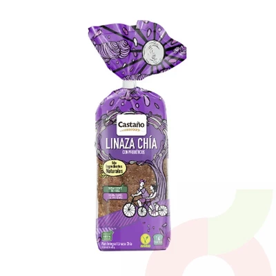 Pan Molde Linaza-Chia Castaño 400Gr