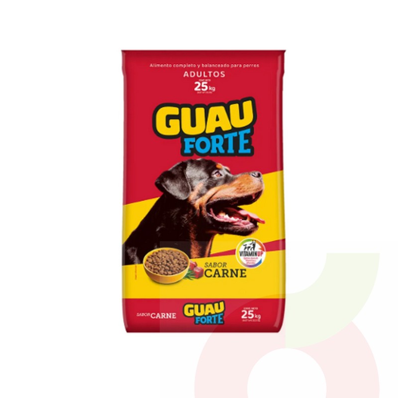 Guau Forte Sabor Carne Adultos 25Kg Supermercados Eltit - Main Image