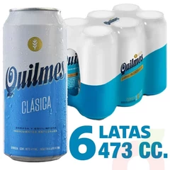 Pack Cerveza Quilmes 473Cc 6Unidades 