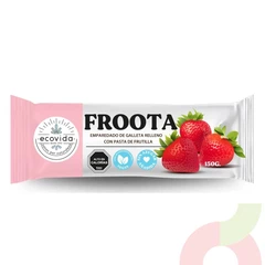 Galleta Froota Emparedado Relleno Frutilla Ecovida 150Gr