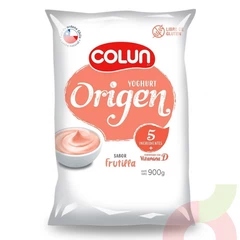 Yoghurt Origen Frutilla Colun 900Gr