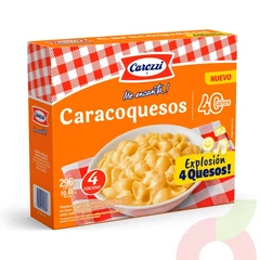 Caracoquesos Explosión 4 Quesos Carozzi 296Gr