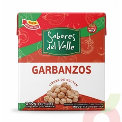 Garbanzos Tetrapack Sabores del Valle 340Gr