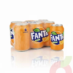 Pack Lata Fanta 350Cc 6 Unidades