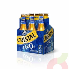 Pack Cerveza Cero Cristal 355Cc 6 Unidades