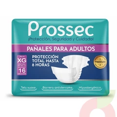 Pañal Adulto XG Prossec 16 Unidades
