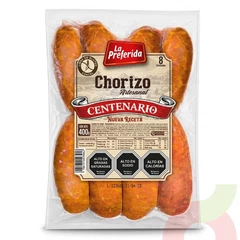 Chorizo Artesanal Centenario La Preferida 400Gr 8 Unidades