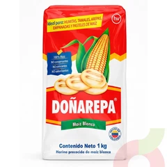 Harina de Maíz Blanco Doñarepa 1Kg