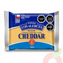 Queso Cheddar Laminado Los Alerces 160Gr