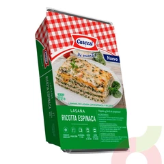 Lasaña Ricotta Espinaca Carozzi 320Gr