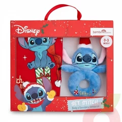 Set de Regalo Navideño Stitch Bambino 0 a 3 Meses
