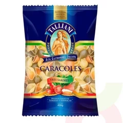 Pasta Caracoles 3 Sabores Talliani 400Gr