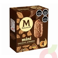 Mini Magnum Chocolate Almendra Bresler 240Ml 4 Unidades