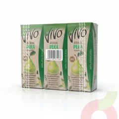 Pack Jugo 100% Pera Vivo 190Cc 3 Unidades