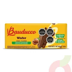 Wafer Chocolate Avellana Bauducco 140Gr