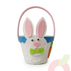 Canasto de Fieltro Conejito Pascua