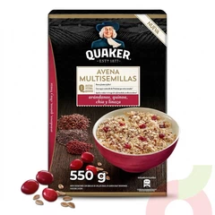 Avena Multisemillas Arándanos, Quinoa, Chía & Linaza Quaker 550Gr