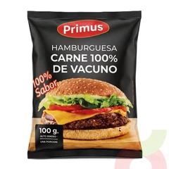 Hamburguesa 100% Vacuno Primus 100Gr