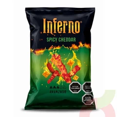 Palitos Spicy Cheddar Inferno 150Gr
