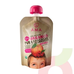  Puré de Manzana y Frambuesa Ama 90Gr