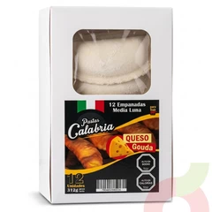 Empanadas Queso Gouda Pastas Calabria 312Gr 12 Unidades