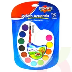 Paleta Acuarela Proarte 12C 