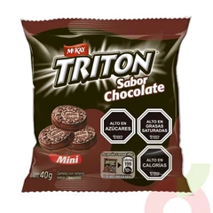 Galletas Mini Triton Chocolate McKay 40Gr