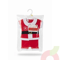 Body Disfraz Viejito Pascuero Bambino 0 a 3 meses