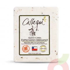 Queso Cabra Orégano Callaqui 200Gr