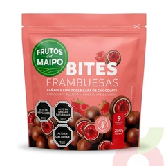 Bites Frambuesa Chocolate Frutos del Maipo 250Gr