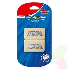 Goma de Borrar Miga 2 Unidades  Proarte 