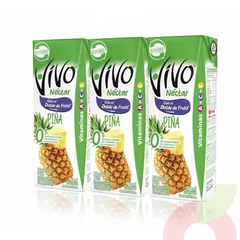 Pack Néctar Piña Vivo 190Ml 3 Unidades