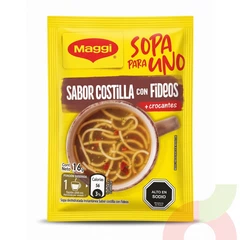 Sopa para Uno Costilla con Fideos Maggi 16Gr