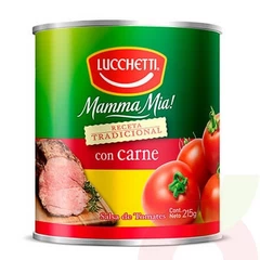 Salsa de Tomate con Carne Lucchetti 215Gr