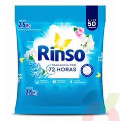 Detergente en Polvo Hortensias Rinso 2.5Kg 