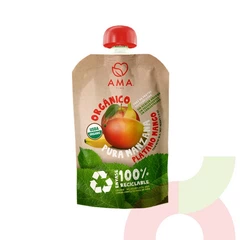 Puré de Manzana Plátano y Mango Ama 90Gr