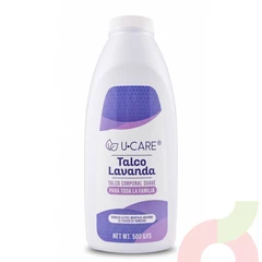 Talco Corporal Suave Lavanda U-Care 500Gr