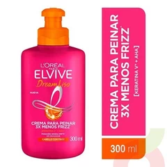 Crema para Peinar 3x Menos Frizz Elvive 300Ml
