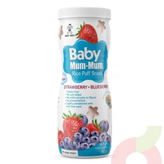 Puff Arroz Strawberry - Blueberry Want-Want 50Gr